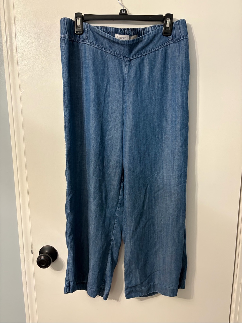 Calvin Kline Wide-Leg Blue Women’s Jeans